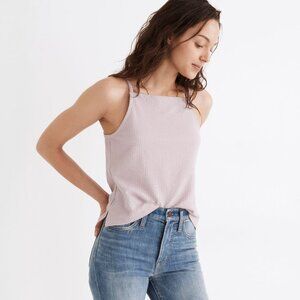 NWT Lilac Seersucker Apron Tank Top